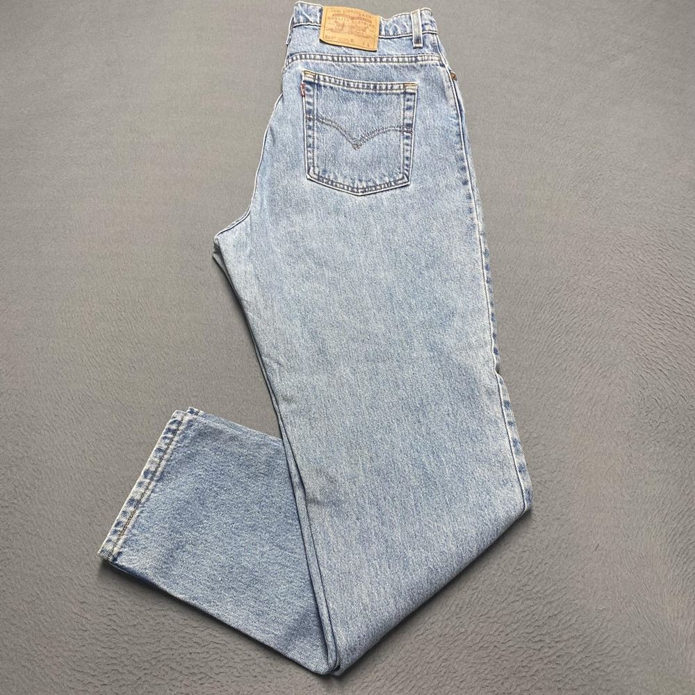 Vintage Levis 550 Jeans Youth 16 Blue Relaxed Fit Tapered Leg Made USA‎ 90s